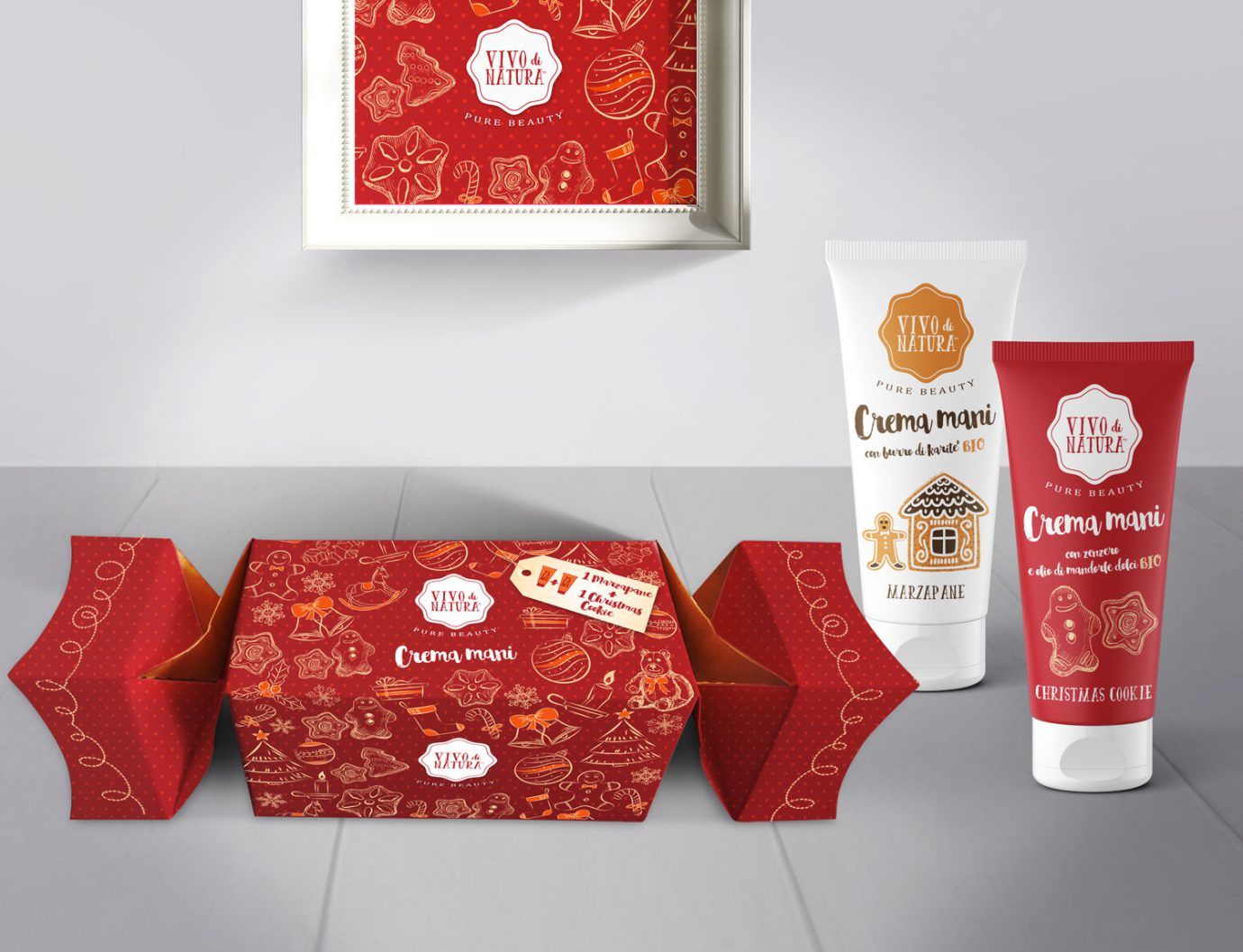 WillBe Packaging design idee regalo Natale creme mani Cookie