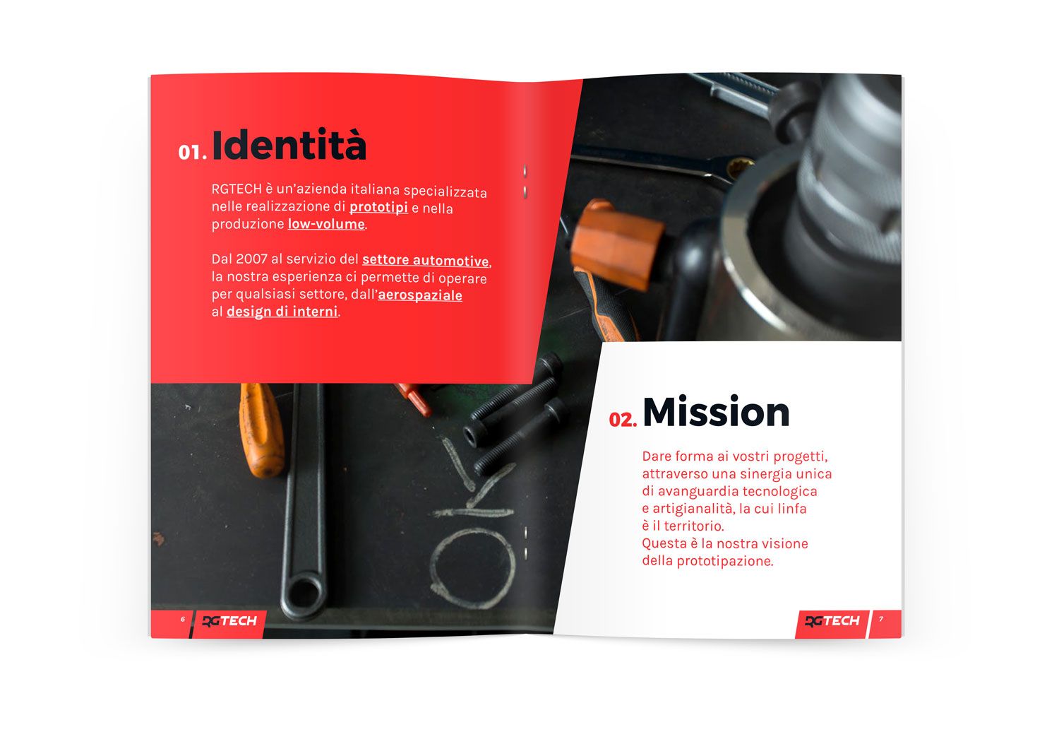 WillBe - design brochure interno Rgtech