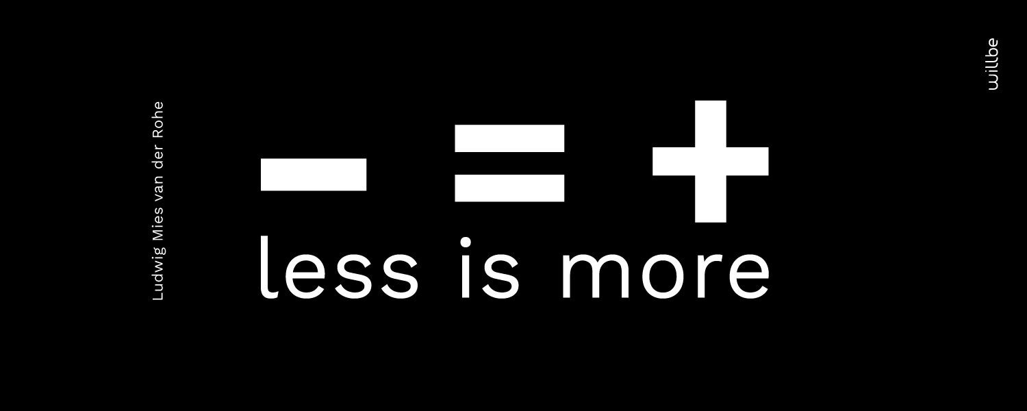WillBe - Brand Identity less is more
