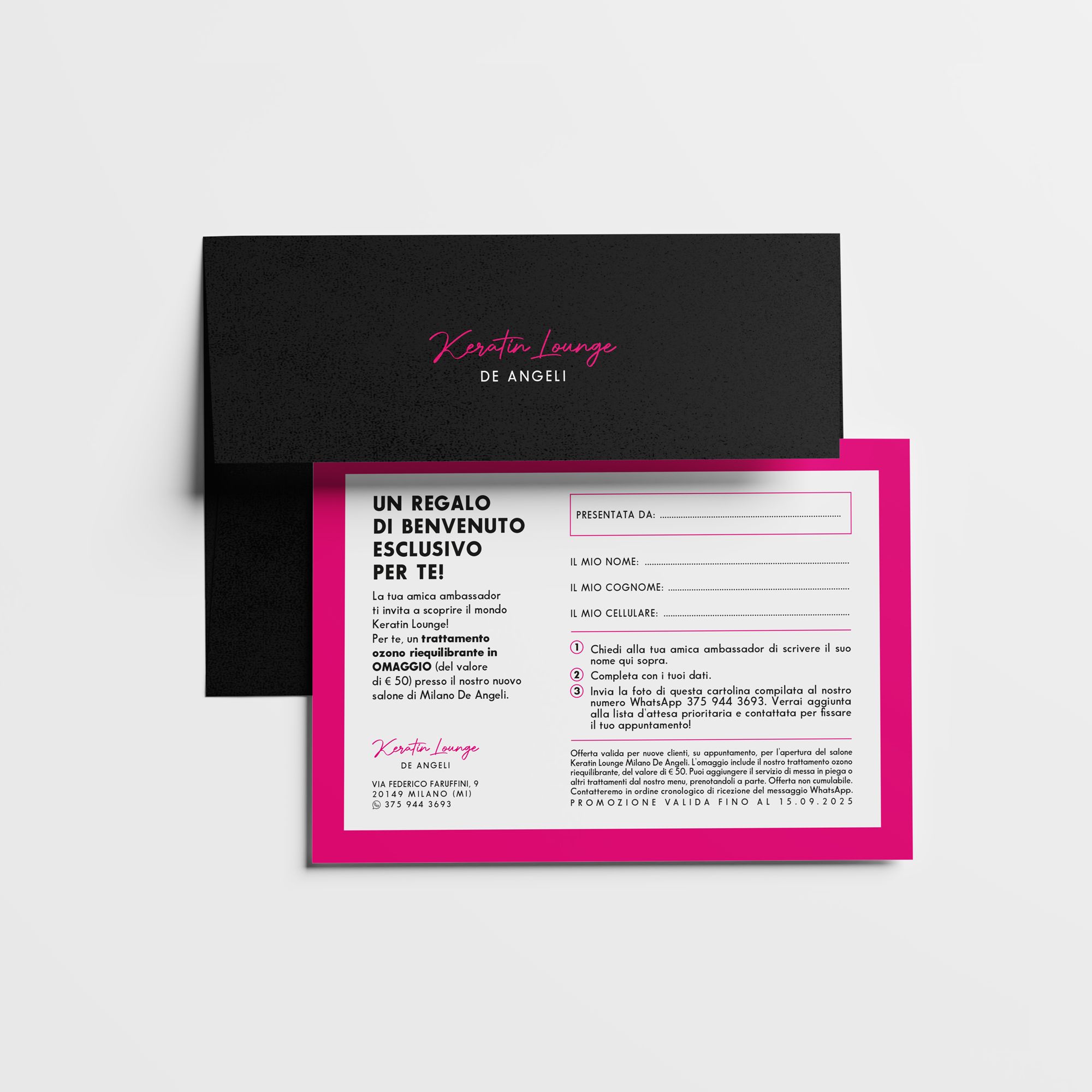 WillBe - Brand Positioning - postcard design